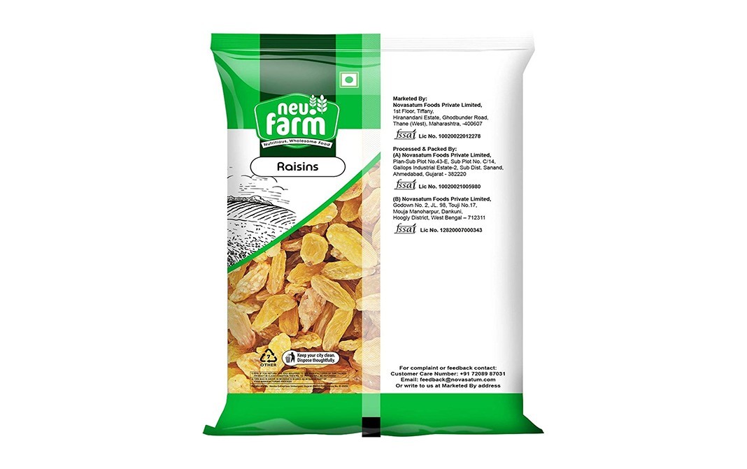 Neu.Farm Raisins    Pack  200 grams